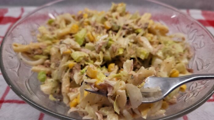 ton balıklı makarna salatası tarifi